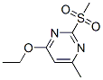 Pyrimidine, 4-ethoxy-6-methyl-2-(methylsulfonyl)- (9CI) Struktur