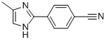 4-(4-METHYL-1H-IMIDAZOL-2-YL)-BENZONITRILE Struktur