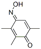 4-Hydroxyimino-2,3,6-trimethyl-2,5-cyclohexadien-1-one Struktur