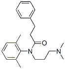 N-(3-Dimethylaminopropyl)-N-(2,6-dimethylphenyl)benzenepropanamide Struktur