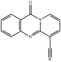 11-Oxo-11H-pyrido[2,1-b]quinazoline-6-carbonitrile Struktur