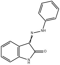 3-(2-Phenylhydrazono)-1H-indole-2-one Struktur