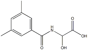 Acetic  acid,  [(3,5-dimethylbenzoyl)amino]hydroxy-  (9CI) Struktur