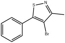 4-Bromo-3-methyl-5-phenylisothiazole Struktur