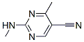 5-Pyrimidinecarbonitrile, 4-methyl-2-(methylamino)- (8CI) Struktur