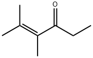 4,5-Dimethyl-4-hexen-3-one Struktur