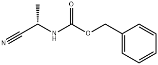 (S)-benzyl 1-cyanoethylcarbaMate Struktur