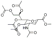 METHYL 5,7,8,9-TETRA-O-ACETYL-4-ACYLAMINO-2,6-ANHYDRO-3,4-DIDEOXY-D-GLYCERO-D-GALACTO-2-ENONATE Struktur