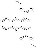 1,4-Phenazinedicarboxylic acid diethyl ester Struktur