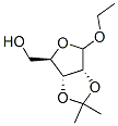 D-Ribofuranoside, ethyl 2,3-O-(1-methylethylidene)- (9CI) Struktur