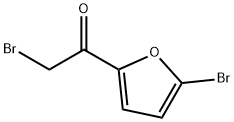 2-BROMO-1-(5-BROMOFURAN-2-YL)-ETHANONE Struktur