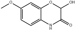 2H-1,4-Benzoxazin-3(4H)-one, 2-hydroxy-7-methoxy- Struktur