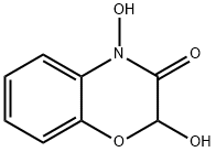 2,4-DIHYDROXY-1,4-BENZOXAZIN-3-ONE Struktur