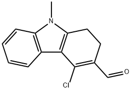 4-CHLORO-9-METHYL-2,9-DIHYDRO-1H-CARBAZOLE-3-CARBALDEHYDE Struktur