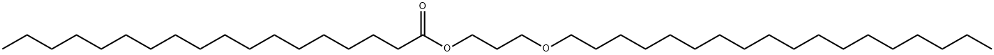 Octadecanoic acid 3-octadecyloxypropyl ester Struktur