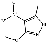 1H-Pyrazole,  3-methoxy-5-methyl-4-nitro- Struktur