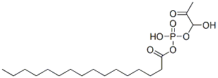 palmitoyl dihydroxyacetone phosphate Struktur