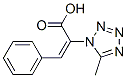 2-(5-METHYL-TETRAZOL-1-YL)-3-PHENYL-ACRYLIC ACID Struktur