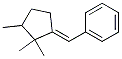 2,2,3-Trimethylcyclopentylidenemethylbenzene Struktur