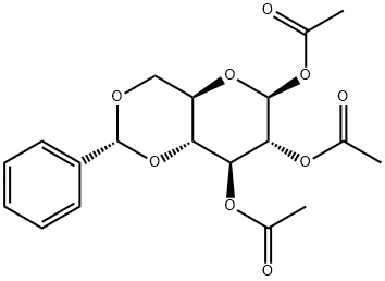 4,6-Di-O-benzyliden-1,2,3-tri-O-acetyl-β-D-glucopyranose|4,6-O-[(R)-苯基亞甲基]-BETA-D-吡喃葡萄糖三乙酸酯