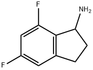 5,7-DIFLUORO-INDAN-1-YLAMINE Struktur