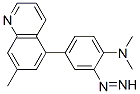 N,N-dimethyl-4-(7-methylquinolin-5-yl)diazenyl-aniline Struktur