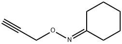 CYCLOHEXANONE O-PROP-2-YNYL-OXIME Struktur