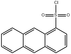 1-Anthracenesulfonyl chloride Struktur