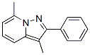 3,7-Dimethyl-2-phenylpyrazolo[1,5-a]pyridine Struktur