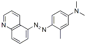 N,N,3-trimethyl-4-quinolin-5-yldiazenyl-aniline Struktur