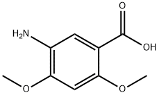 Benzoic acid, 5-amino-2,4-dimethoxy- (9CI) Struktur