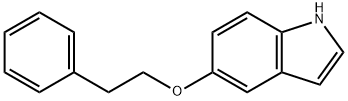 5-(2-phenylethyloxy)indole Struktur