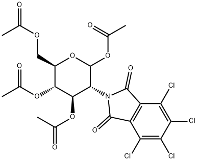 2-DEOXY-2-(TETRACHLOROPHTHALIMIDO)-D- Struktur