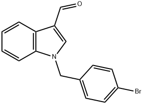 1-(4-BROMO-BENZYL)-1H-INDOLE-3-CARBALDEHYDE Struktur