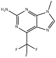 9-METHYL-6-(TRIFLUOROMETHYL)-9H-PURIN-2-AMINE Struktur