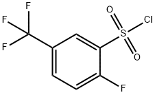 2-FLUORO-5-(TRIFLUOROMETHYL)BENZENESULPHONYL CHLORIDE Struktur