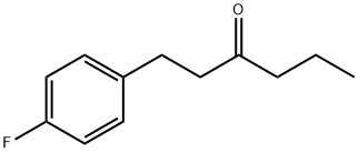 1-(4-FLUORO-PHENYL)-HEXAN-3-ONE Struktur