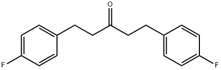 1,5-BIS-(4-FLUORO-PHENYL)-PENTAN-3-ONE Struktur