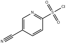 5-CYANOPYRIDINE-2-SULFONYL CHLORIDE Struktur