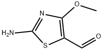 5-Thiazolecarboxaldehyde, 2-amino-4-methoxy- (9CI) Struktur