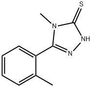 4-METHYL-5-(2-METHYLPHENYL)-4H-1,2,4-TRIAZOLE-3-THIOL Struktur