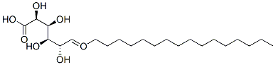 1-O-palmitylglucuronic acid Struktur