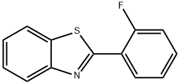 BENZOTHIAZOLE, 2-(2-FLUOROPHENYL)- Struktur