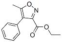 3-Isoxazolecarboxylicacid,5-methyl-4-phenyl-,ethylester(9CI) Struktur