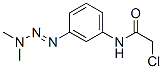 2-chloro-N-(3-dimethylaminodiazenylphenyl)acetamide Struktur