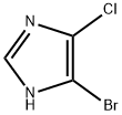 4-Bromo-5-chloroimidazole Struktur