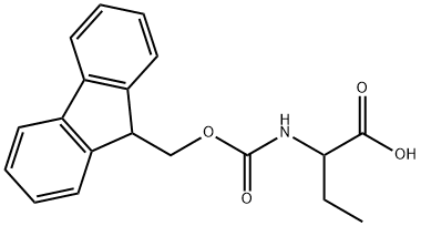 FMOC-DL-2-AMINOBUTYRIC ACID Struktur