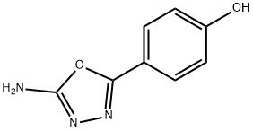 4-(5-amino-1,3,4-oxadiazol-2-yl)phenol(SALTDATA: FREE) Struktur