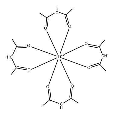 TITANIUM ACETYLACETONATE Struktur