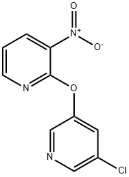 2-[(5-CHLORO-3-PYRIDYL)OXY]-3-NITROPYRIDINE Struktur